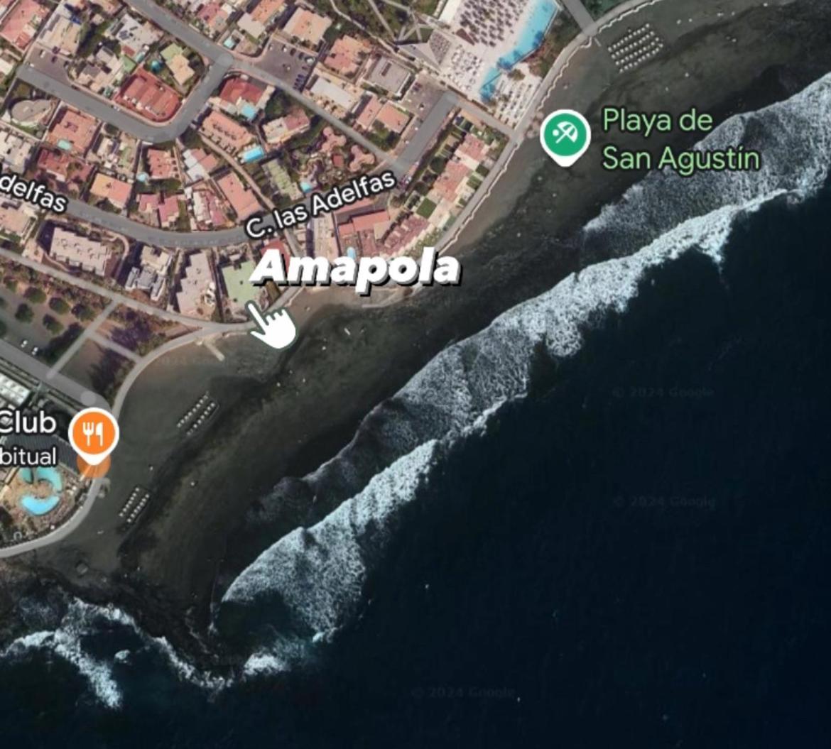 شقة Amapola Blue Sea - Recien Reformado, Frente Al Mar San Agustín المظهر الخارجي الصورة